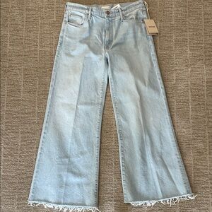 MOTHER Sky Blue Flare Jeans